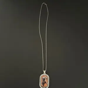 Personalized Dog Tag Military Ball Chain - High Quality Surgical Steel - 24" Luxury Necklace