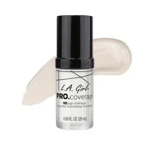 L.A. Girl Pro Coverage Foundation, White, 0.95 Fl Oz