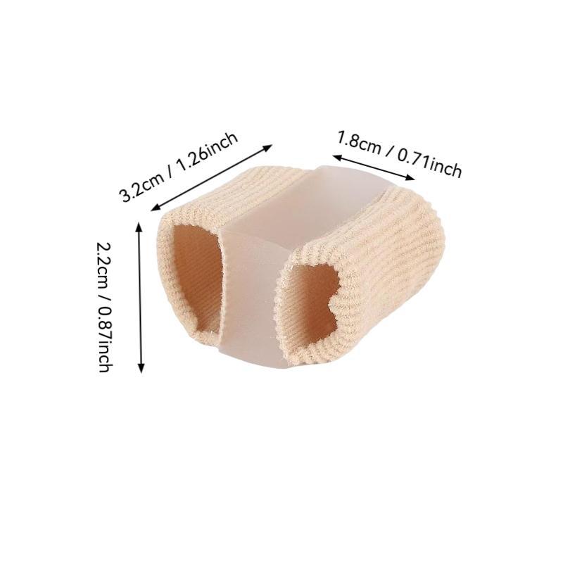 Bunion Toe Separators for Overlapping Toes Women Men, Gel Toe Spacers Bunion Corrector with 2 Loops for feet, Hammer Toe Straightener (2PC)