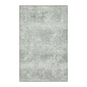 Scott Living Vertigo Gray 7'6" x 10' Area Rug