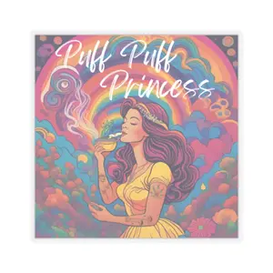 Puff Puff Princess Kiss-Cut Stickers