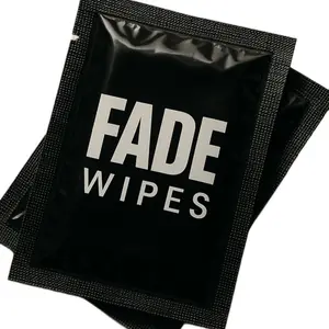 Barber FADE WIPES Aftershave Cleaner portable Alcohol rag stylist Cosmetologist Hairstylist Skin Repair Cleansing Cleanser