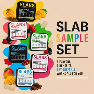 SLAB STRIPS  SAMPLE SET Relief Supplement Fitness Supplement Dietary Edible Pre Probiotic