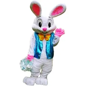 Easter Party Rabbit Costume Bunny Costume Plush Halloween Animal Mascot Costume