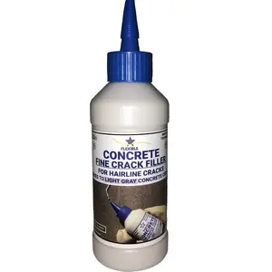 Flexible Concrete Hairline Crack Filler (Light Gray), DIY - No Special Tools Needed. Fill Small Cracks in Concrete Driveways, Sidewalks and Patios.