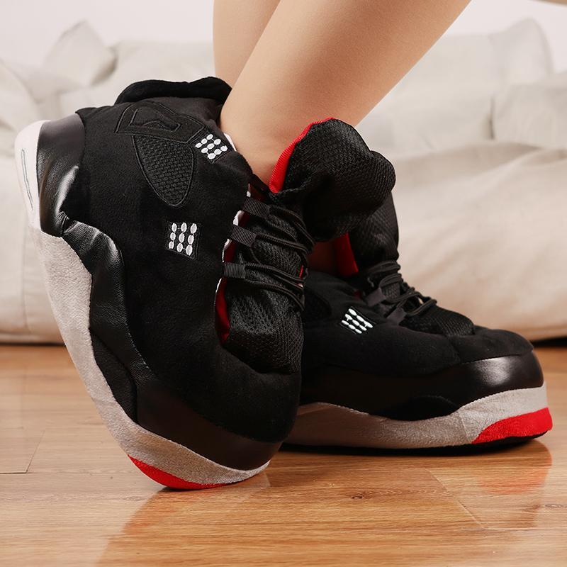 Warm Sneaker Slippers, Women Fashionable Home Shoes Soft Comfortable House Slipper One Size Footwear Girl