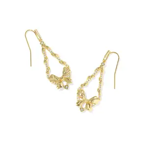 Kendra Scott Belle Bow Drop Earrings - Gold Kendra Scott Belle Bow Drop Earrings - Gold