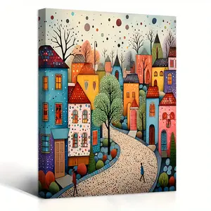 1 piece of canvas painting with wooden frame, ready to hang, perfect choice for living room and bedroom decoration, ideal gift for any occasion