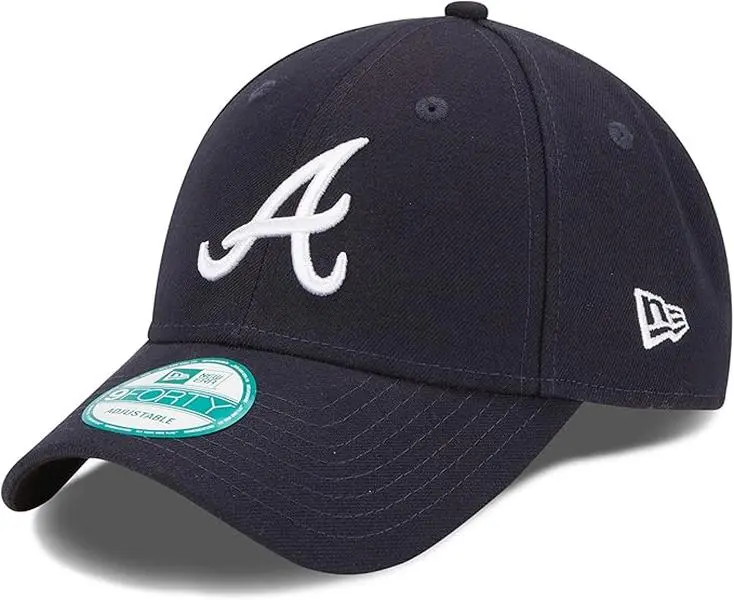 New Era 9Forty MLB Atlanta Braves The League Road Cap - Adjustable - Navy 10034690, Classic Style, Sporty Chic