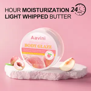 Aavini Skin Nourishing Body Glaze 50g – 100% Oil-Based Formula, Deep Hydration & Barrier Repair, Multi-Purpose Body Oil with Vitamin E, Olive Oil, Camellia Oil & Grapeseed Oil, Non-Greasy Peach Scent