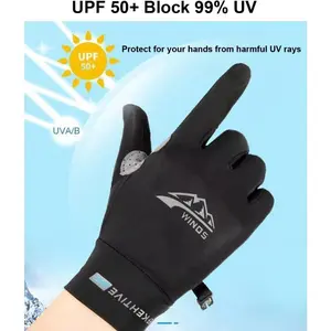 Unisex Full-Finger UV Protection Riding Gloves – Suitable for Cycling, Fishing, Hiking, Driving, Fitness and Other Activities Requiring Hand Movement, Protecting Your Hands from Injuries