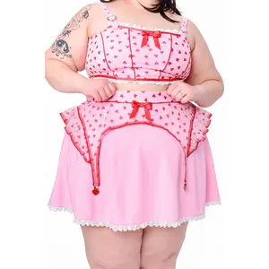 Lucky Girl Skater Skirt - Pink - L-3X left!