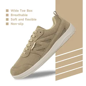 HOBIBEAR Barefoot Shoes for Women Men Zero Drop Sole Wide Toe Box Walking Sneakers