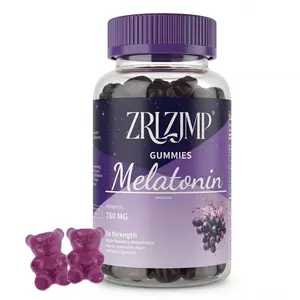 ZRLZJMP Powerful Bedtime Gummies for Better Sleep, 26mg Melatonin Formula Grape Flavor, Easy & Tasty Night Routine - 60 Count