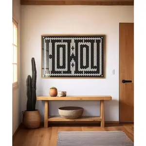 [Sale off up to 65%][Free Ship][No Frame] Tile Howdy Typographic Poster, Western Wall Decor, Entryway Art, Farmhouse Wall Art, Southwestern Poster, Cowboy Cowgirl, Boho Eclectic Art