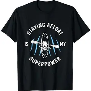 Funny Kayak Kayaking Boating Summer Clothing Graphic Tee T-Shirt