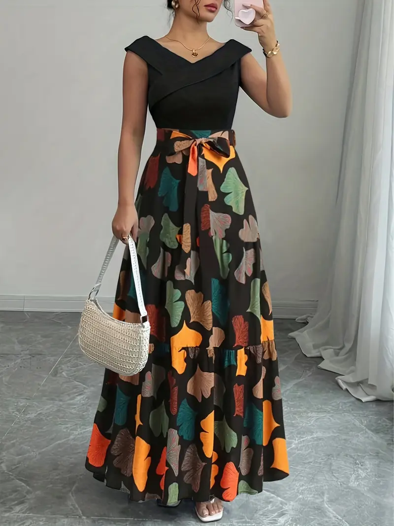 white christmas dresses olive leaf dress art print – petal & pins wholesale main image 0