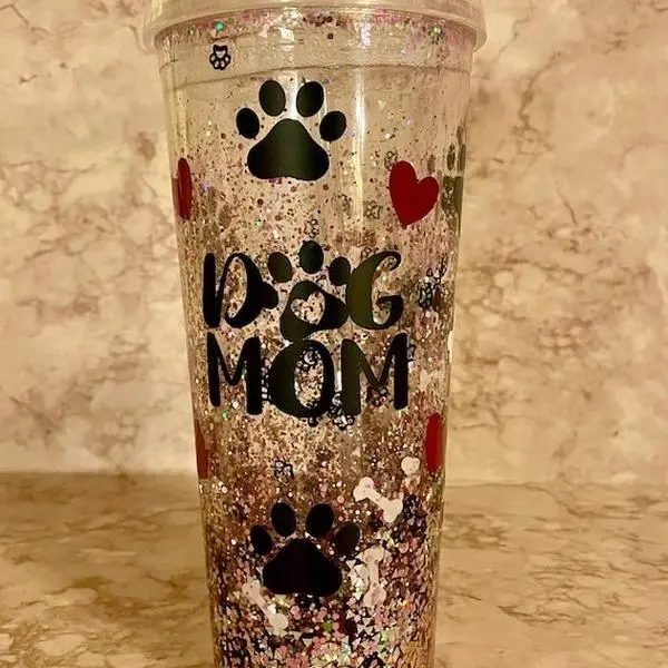 24oz Acrylic Snow Globe Cups