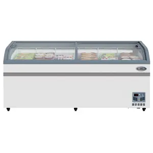 78 Inch Manual Defrost Island Chest Freezer 19 cu. ft. Capacity in White
