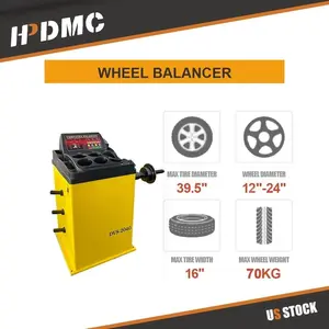 HPDMC Tire Changer 882 & Balancer 2040 Combo – Rim Clamp 11″–22″ / Inside 13″–24″, 165 lb Balancer