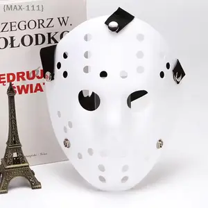 Goalie mask replica Mask Cosplay Halloween Costume Mask Prop Horror Hockey White， Festival Party Halloween Masquerade Mask