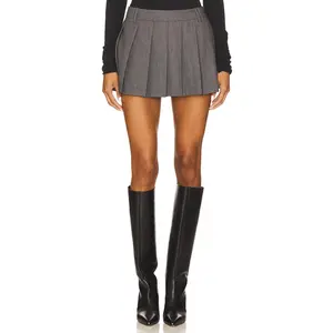 NIA Fennel Skort in Charcoal
