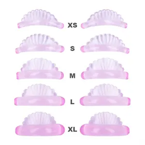 10 pieces of eyelash lift pads, self-adhesive, ultra-soft, eyelash perm protection, reusable, professional silicone eyelash curler, suitable for all eye shapes, Eyelash Tools