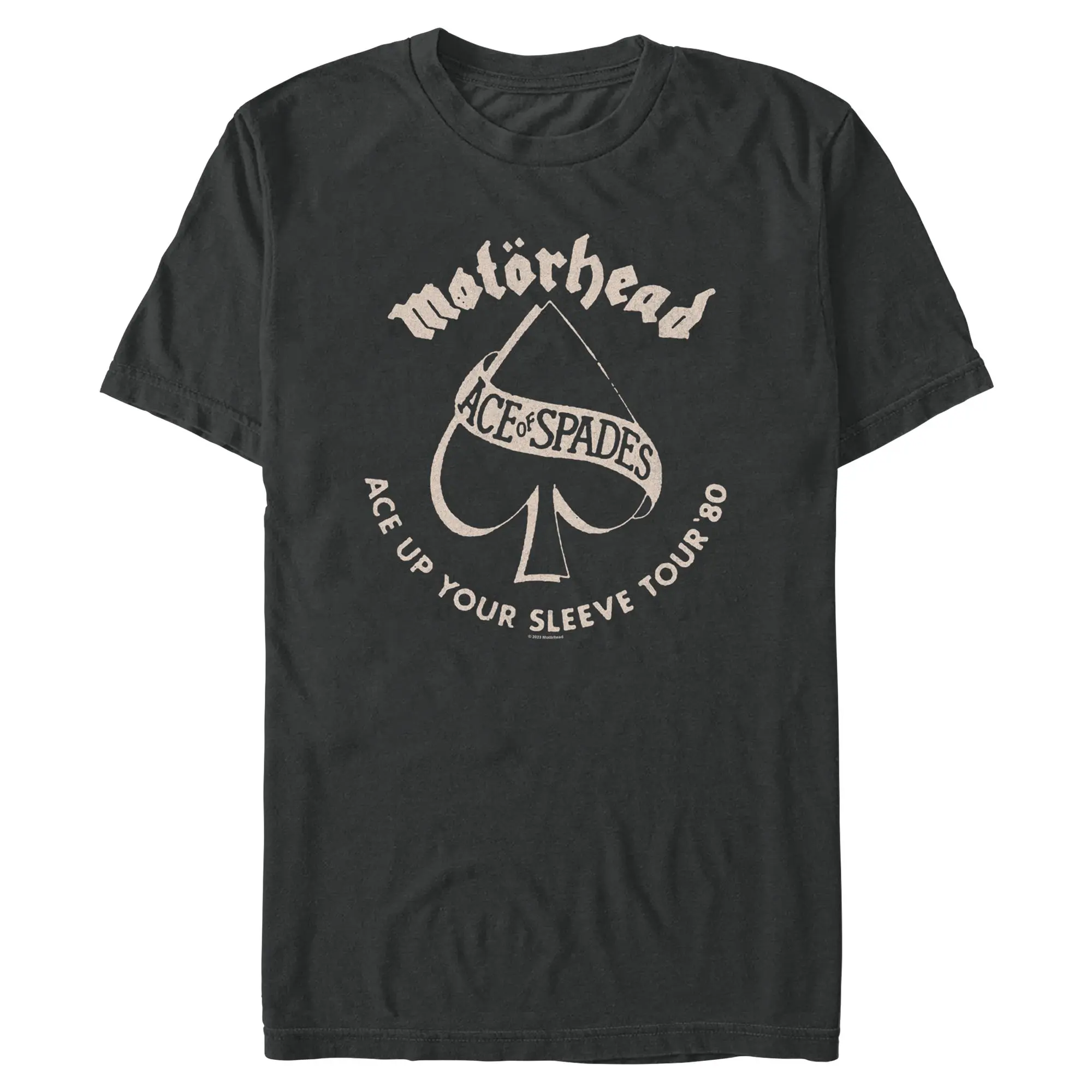 Mens Motorhead Ace Up Your Sleeve Tour 80 T Shirt