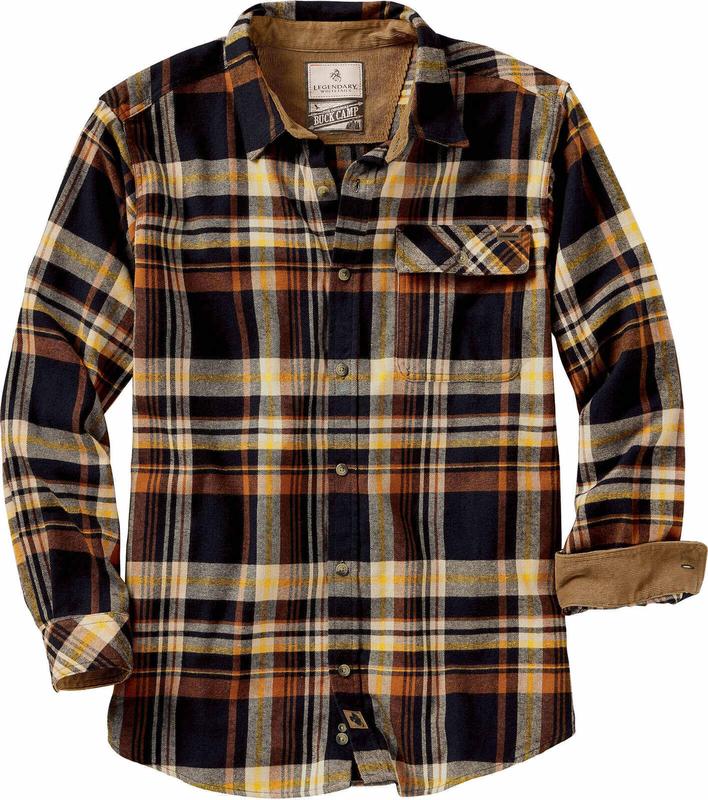 Legendary Whitetails Men's Buck Camp Flannel Shirt