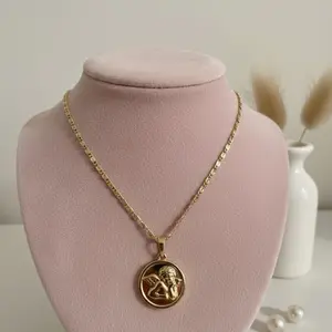 Beautiful Necklace for You Size 18 Gold Plated Angel Pendant Fashion Jewelry Gift