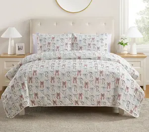 VCNY Home Multi Ribbon Pinsonic Quilt Set, F/Q