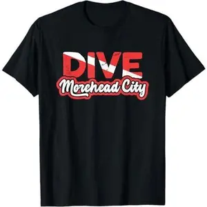 Morehead City Scuba Diving T Shirt North Carolina Dive Flag