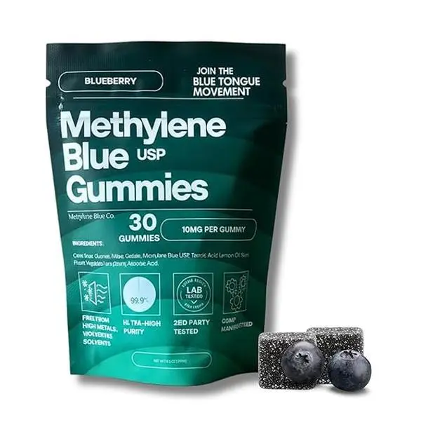 Methylene Blue 10mg 30ct, The First of its Kind, 3rd Party Tested, USP Grade - Proud American Company