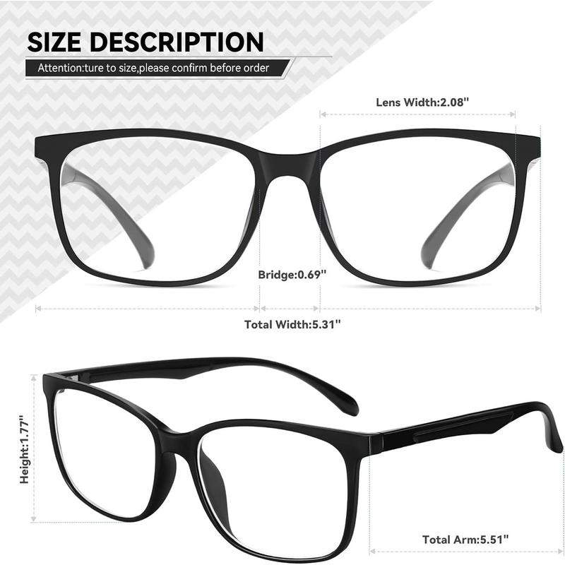 Blue Light Glasses Men Blue Light Blocking Women Anti UV Ray Computer Gaming Glasses Blue Blockers Glasses for Women Men Color Tinted