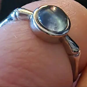 Aquamarine Crystal Ring