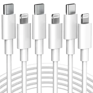 6ft USB C Charging Data Cable, Flash Charging Cable, 15W Fast Charging PD 2.0 Data Cable Compatible With iPhone14 13 12 11 Pro / Pro Max Xs Xr, Type C Lightning