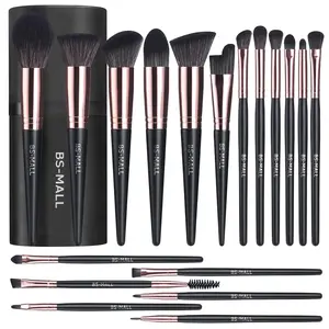 BS-MALL Makeup Brush Set 18 Pcs Premium Synthetic Foundation Powder