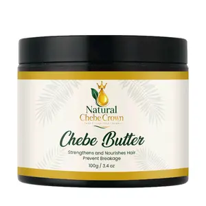 Natural Chebe Butter for Hair Growth | Moisturizing & Strengthening Hair Cream | Prevent Breakage | For Dry & Natural Hair