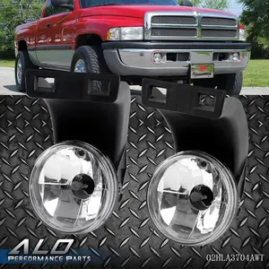 Fit For 1994-2001 Ram 1500 2500 3500 Front Bumper Fog Lights Lamps Left+Right