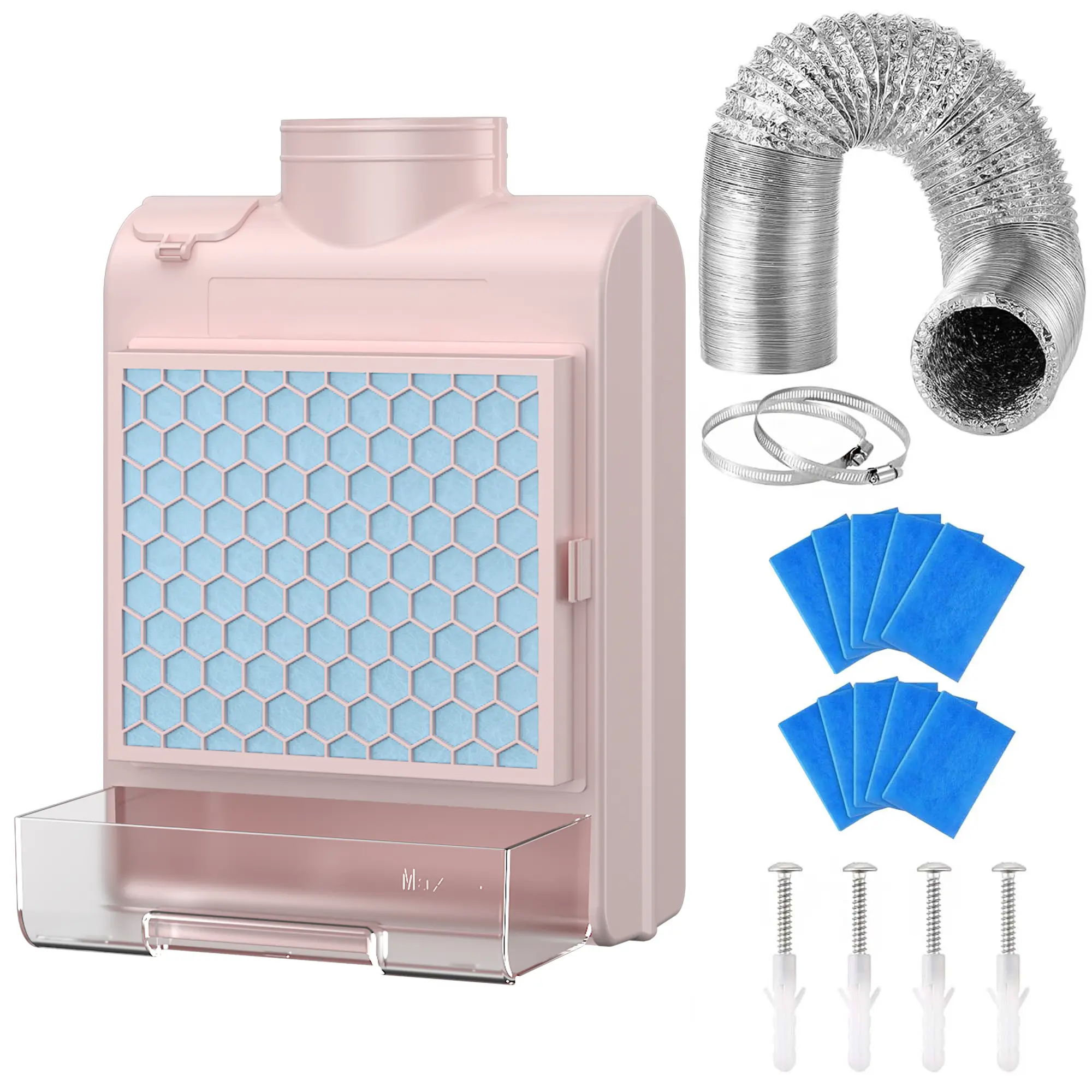 Pink,filter 10 pieces,Ventilation ducts