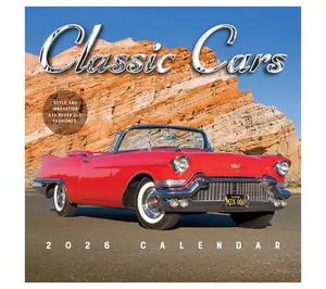 TF Publishing 2026 Sports/Cars Wall Calendar