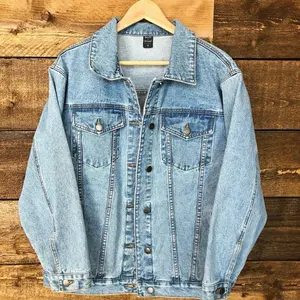 Denim + Thread Signature-Style Relaxed Fit Denim Jacket
