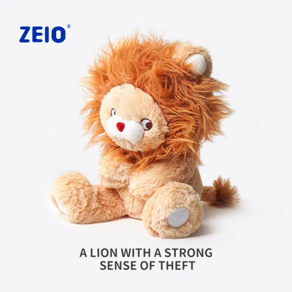 【ZEIO】LION Rahn Lion plush toy Cute Golden Lion doll doll Holiday gift companion doll Valentine's Day gift Teddy Bear