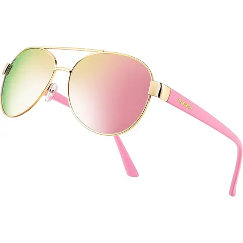 FEISEDY Fashionable Frames Sunglasses - Classic Pilot with Modern Edge, UV400 Protection, HD Cool Polarized, Outdoor Use, Casual Men's Sunglasses for Driving B4109