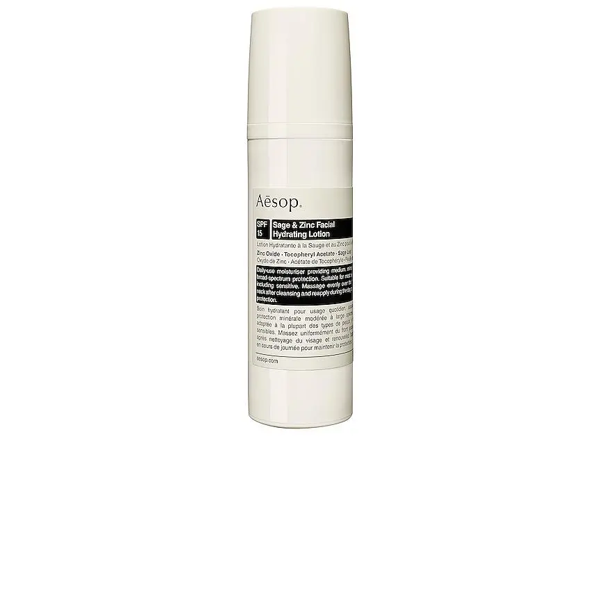 Aesop Sage & Zinc Facial Hydrating Lotion SPF15 Unisex Aesop Sage & Zinc Facial Hydrating Lotion SPF15 Unisex