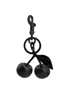 New black black cherry keychain and keychain accessories resin cherry