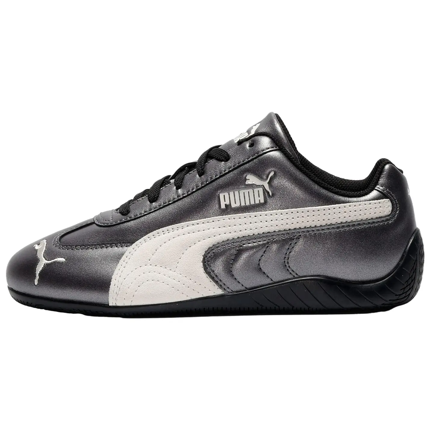Puma Wmns Speedcat 'Metallic Pack - Black White', Women, Shoe, Casual, Leather, Street Style, Motorsport, Rubber, Runs Small, Sneaker, Footwear, Leather Upper, Sports Shoes