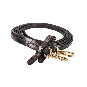 Victor Supreme Gene LaCroix Training Split Reins with Snaps and Stops