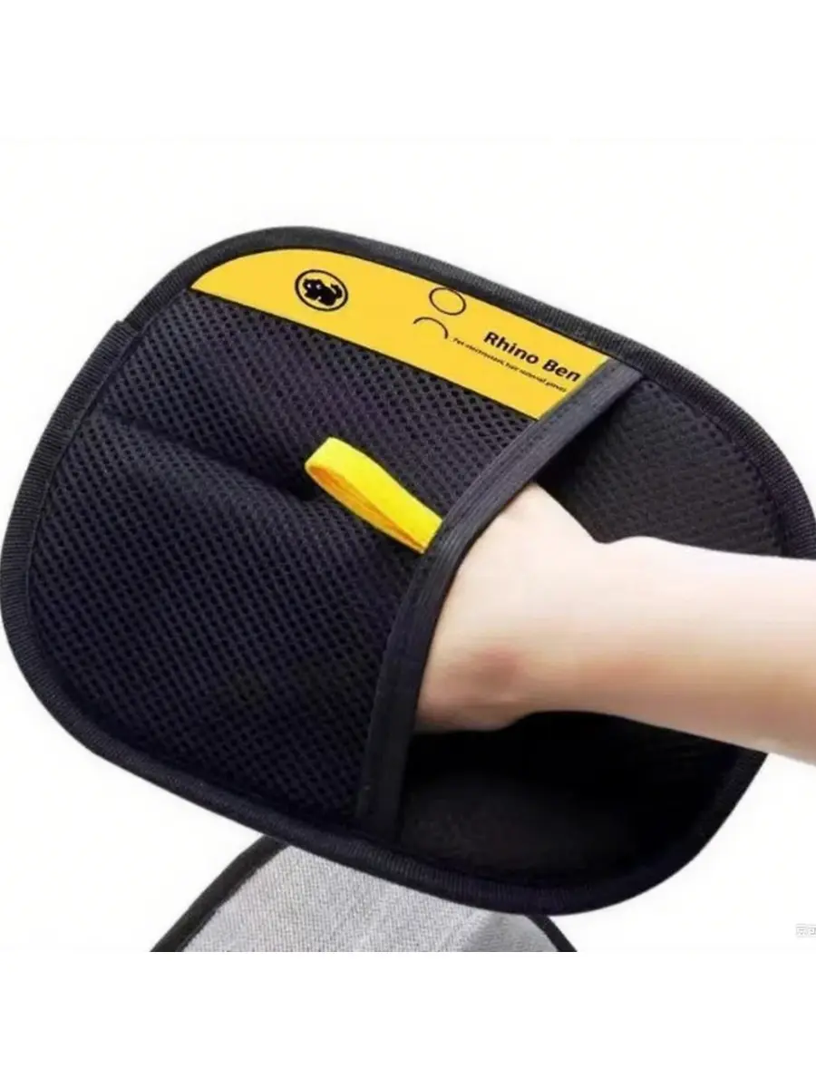 Cat Hair Removal Wonder: Double-Sided Bristle Brush for Removing Cat and Dog Hair—Household Pet Grooming Gloves with Anti-Static Technology