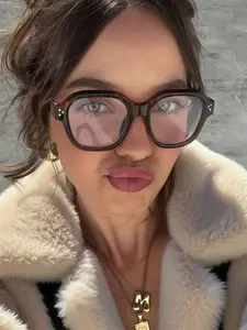 Simple Tortoiseshell Frame Glasses, FDA Registered, Fashion Casual Unisex High Quality Eyewear, Work Fashion Glasses, Daily Clothing Match, Perfect Student Use